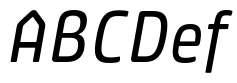Plau Regular Italic