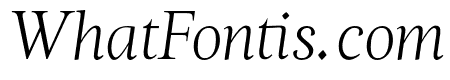 Magneta Condensed Thin Italic