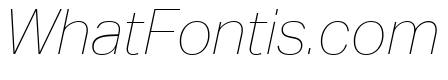 Aktiv Grotesk Hairline Italic