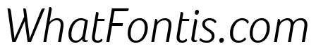 Foco Light Italic