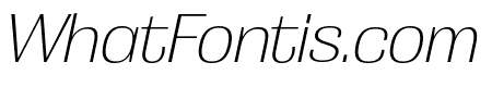 Grange Extra Light Italic