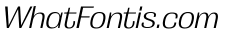 Grange Light Extended Italic