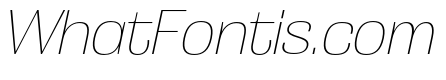 Grange Thin Condensed Italic