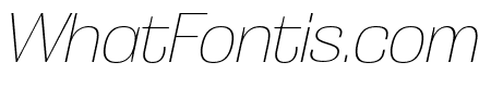 Grange Thin Extended Italic