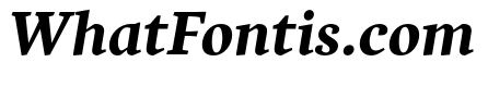 Harfang ExtraBold Italic