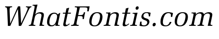 Latino URW Regular Italic