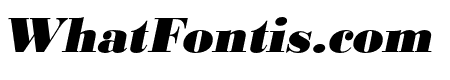 Bodoni URW Extra Bold Oblique