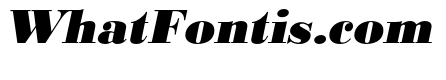 Bodoni URW Extra Wide Extra Bold Oblique