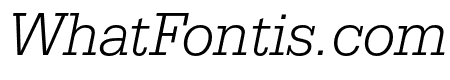 Serifa Light Italic