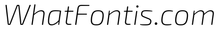 Exo Soft Extra Light Italic