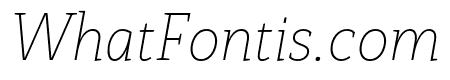 Rogliano Thin Italic