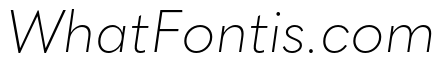 Quasimoda ExtraLightItalic
