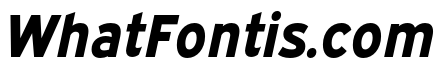 Expressway ExtraBold Italic