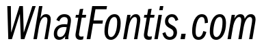 ITC Franklin Gothic LT Pro Book Compressed Italic