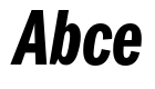 ITC Franklin Gothic LT Pro Demi Compressed Italic