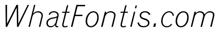 Grotesque MT Std Light Italic
