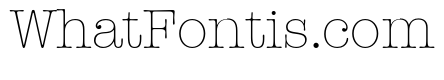 American Typewriter ITC Pro Light Condensed