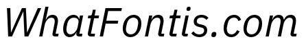 IBM Plex Sans Condensed Italic