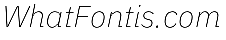 IBM Plex Sans ExtraLight Italic