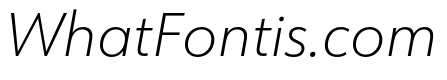 URW Form SemiCond Extra Light Italic