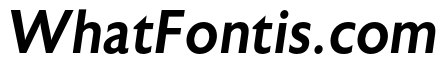 Astoria Sans Medium Italic