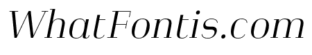 Heimat Didone 14 Light Italic