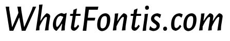 Alegreya Sans SC Medium Italic