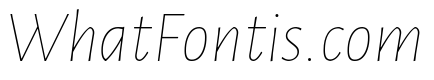 Alegreya Sans SC Thin Italic