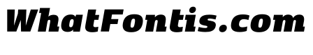 Kobenhavn C ExtraBlack Italic