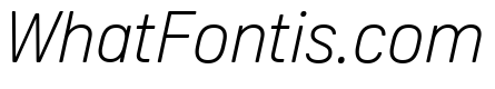 Oscine Light Italic