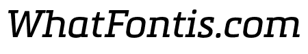 Metronic Slab Narrow Regular Italic