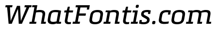 Metronic Slab Pro Regular italic