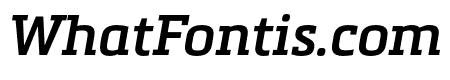Metronic Slab Pro SemiBold italic