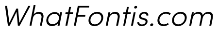 Sofia Pro Light Italic