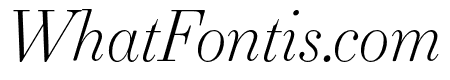 Essonnes Display Light Italic