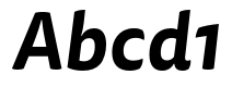 Tisa Sans Pro Bold Italic