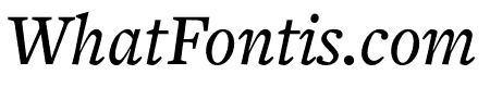 FreightText Pro Medium Italic