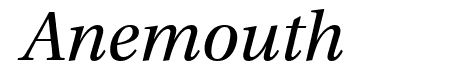Utopia Std Caption Italic