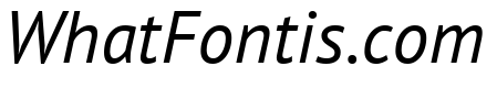 PT Sans Italic
