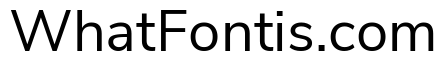 Nunito Sans Regular