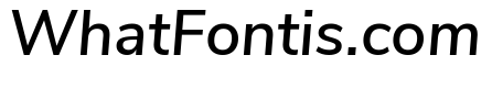 Nunito Sans SemiBold Italic