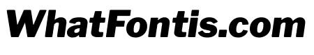 Libre Franklin Black Italic
