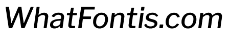 Libre Franklin Medium Italic