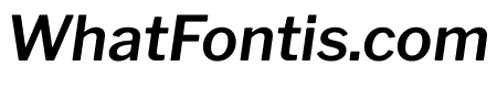 Libre Franklin SemiBold Italic