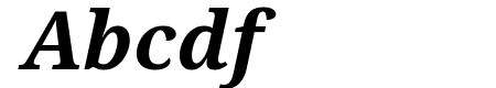 Noto Serif Bold Italic