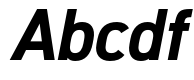 DIN 2014 Bold Italic
