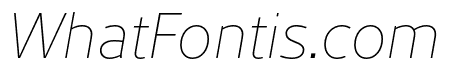 Cresta Hairline Italic