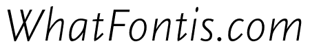 Scala Sans Pro Light Italic