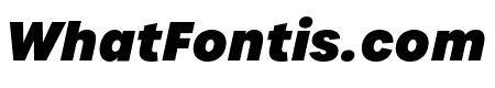 Urbane Heavy Italic