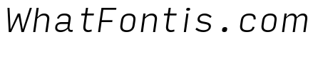 Input Sans Compressed Extra Light Italic